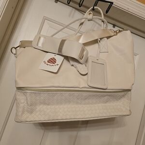 Cream Travel Bag for Women